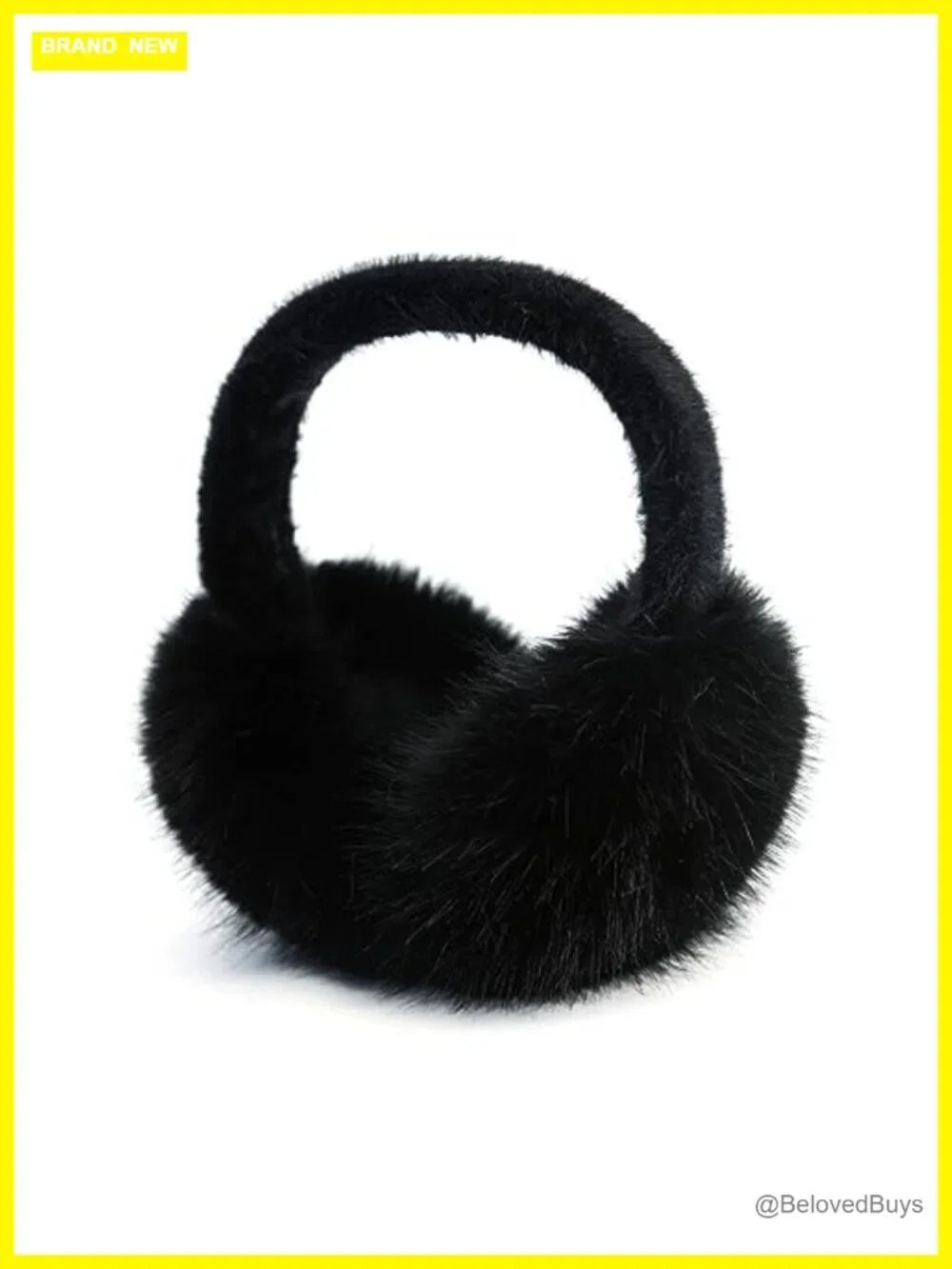 Fluffy Faux Fur Earmuffs Foldable Winter Ear Warmer Soft Covers